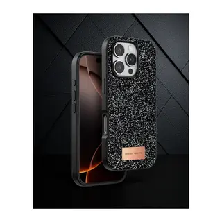 OneGif iPhone 16 Pro Max Bright Simli Kılıf - Siyah