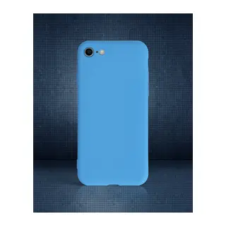 Apple İphone 7 Kılıf Nano İçi Kadife Silikon - Mavi