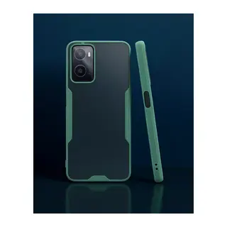 Oppo A96 Kılıf Platin Silikon - Yeşil