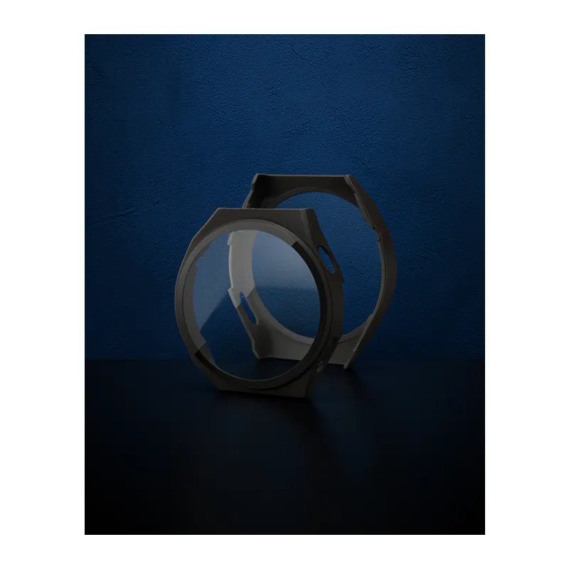 Huawei Watch Gt2 46mm Dota Camlı Kasa Ekran Koruyucu - Siyah