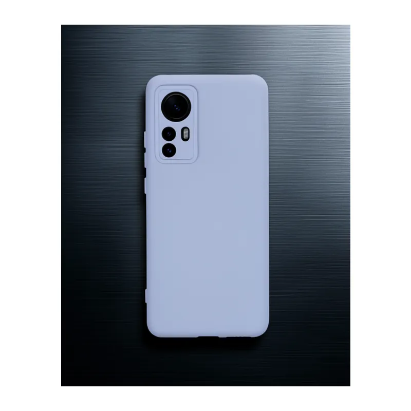 Xiaomi Mi 12 Kılıf Nano İçi Kadife Silikon - Lila