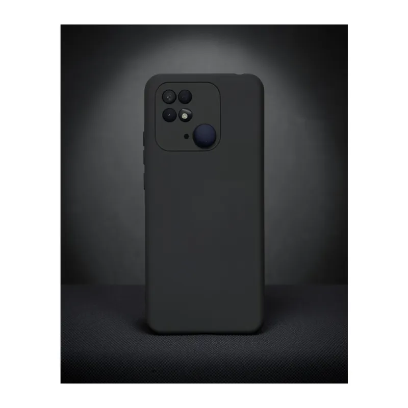 Xiaomi Redmi 10c Kılıf Nano İçi Kadife Silikon - Siyah