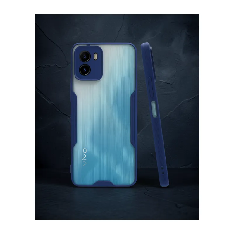 Vivo Y15s Kılıf Platin Silikon - Lacivert