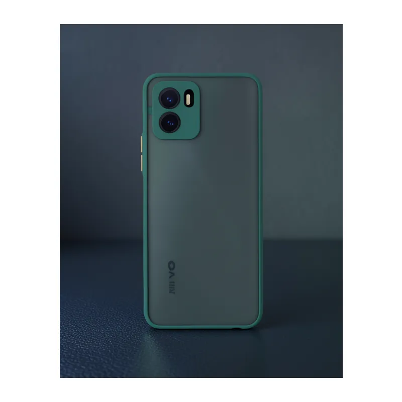 Vivo Y15s Kılıf Montreal Silikon Kapak - Yeşil