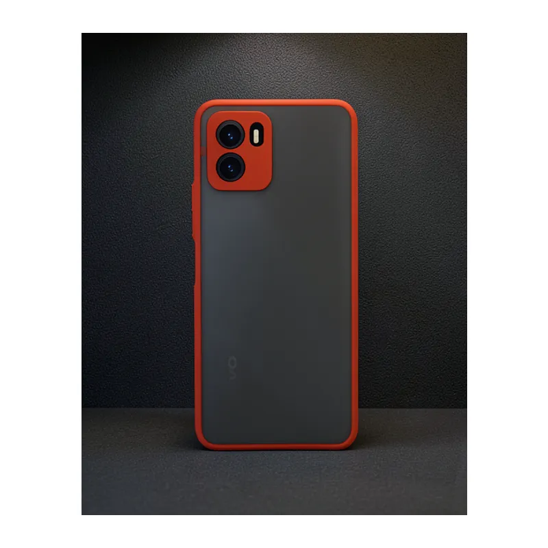 Vivo Y15s Kılıf Montreal Silikon Kapak - Kırmızı