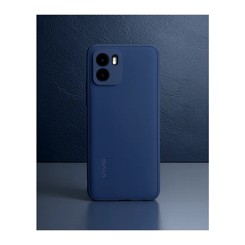 Vivo Y15s Kılıf Montreal Silikon Kapak - Lacivert