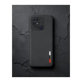 Xiaomi Redmi 10c Kılıf Loop Deri Silikon - Siyah