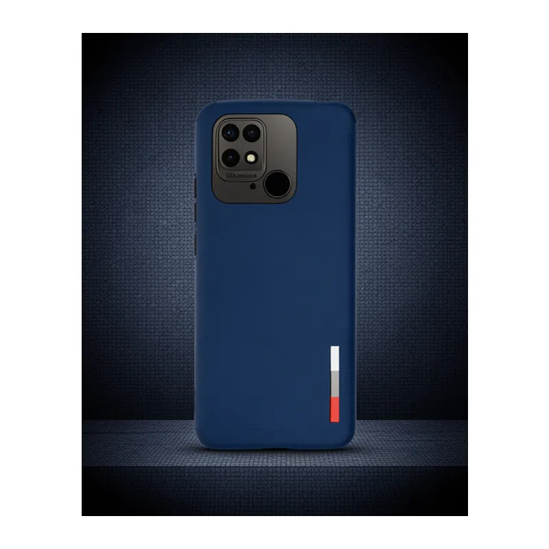 Xiaomi Redmi 10c Kılıf Loop Deri Silikon - Lacivert