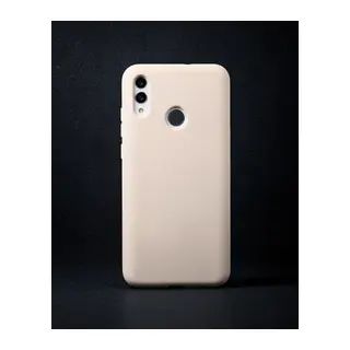Huawei P Smart 2019 Kılıf Nano İçi Kadife Silikon - Pudra