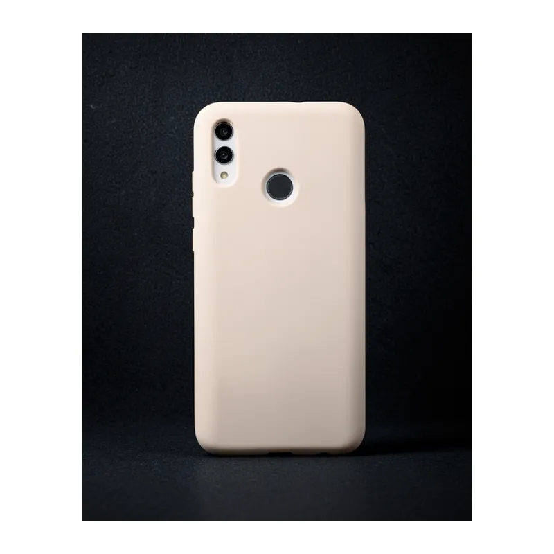 Huawei P Smart 2019 Kılıf Nano İçi Kadife Silikon - Pudra