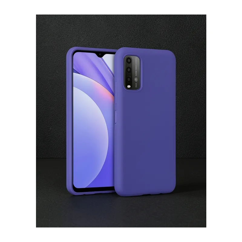 Xiaomi Redmi 9t Kılıf Nano İçi Kadife Silikon - Mor