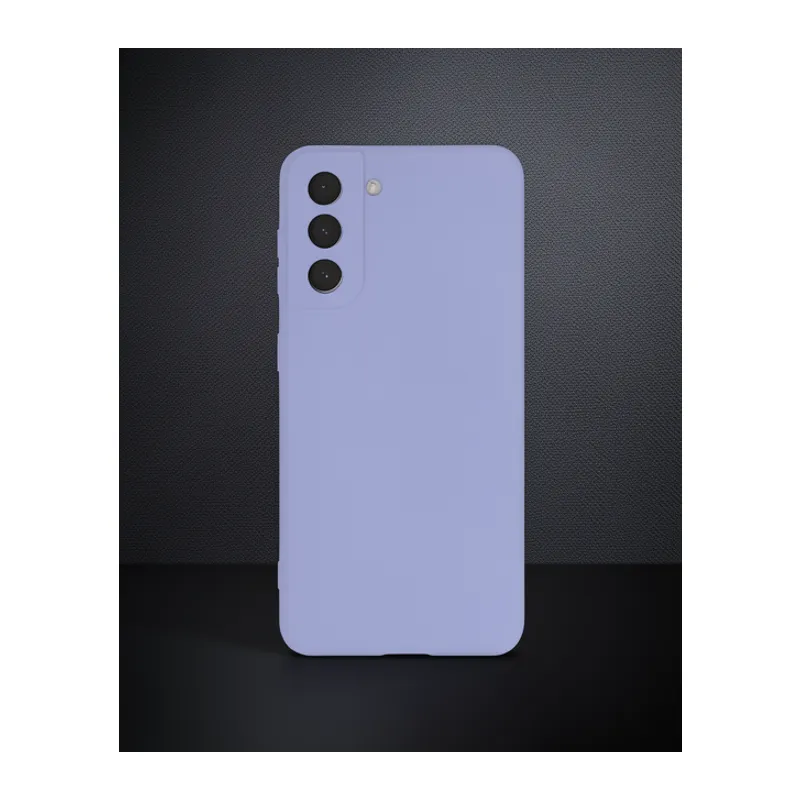 Samsung Galaxy S21 Kılıf Nano İçi Kadife Silikon - Lila