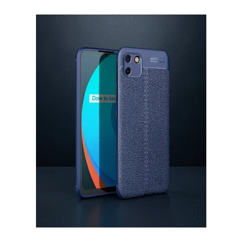 Realme C11 2021 Kılıf Auto Focus Kapak - Lacivert