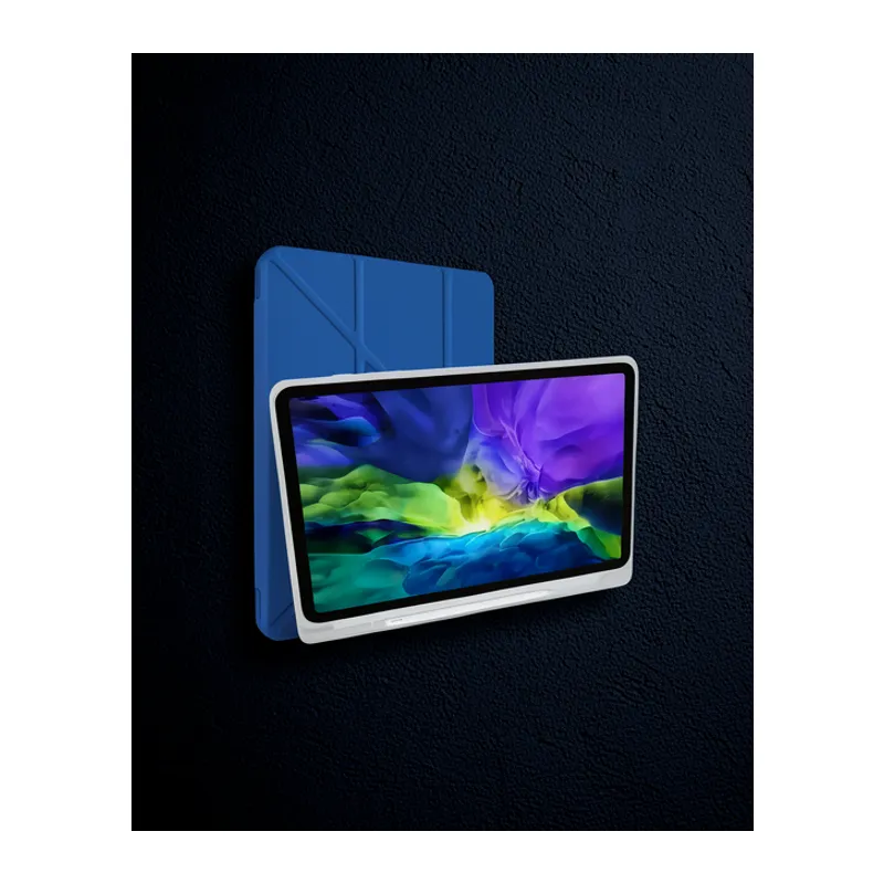 Xiaomi Redmi Pad Kılıf Kalemlikli Mars Tablet Kılıfı - Mavi