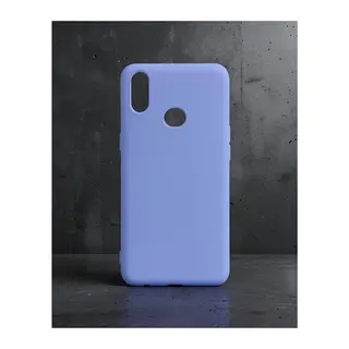 Samsung Galaxy A10s Kılıf Nano İçi Kadife Silikon - Lila