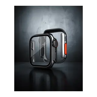 Apple Watch 41mm Watch 49mm Kasa Dönüştürücü Ve Ekran Koruyucu - Siyah