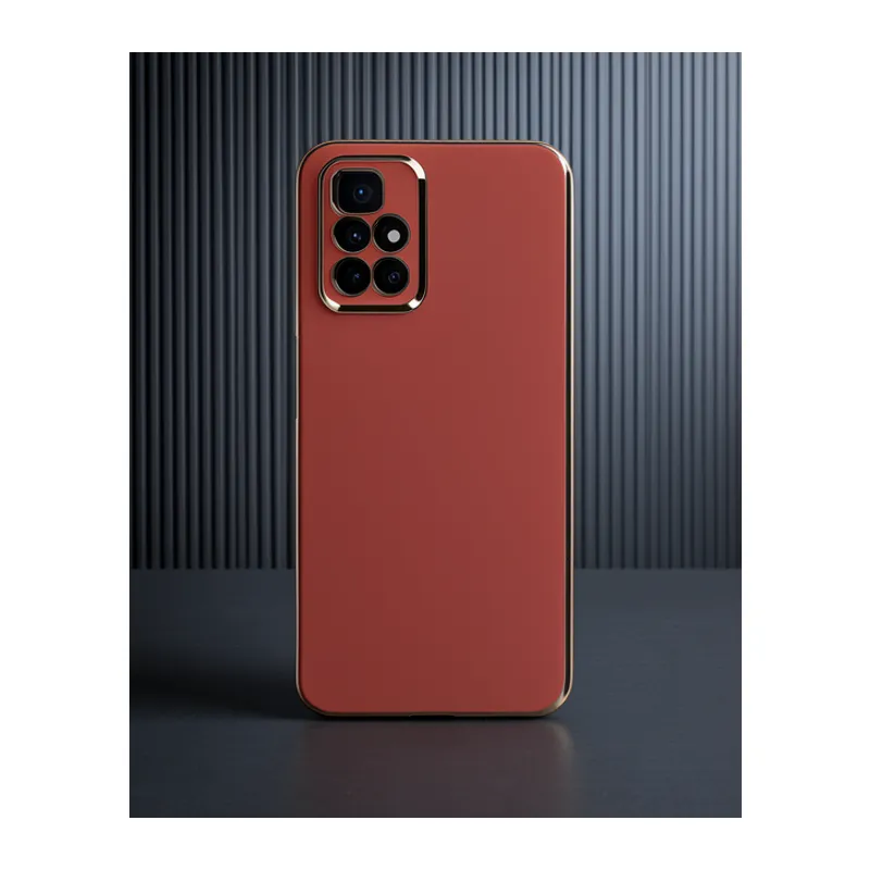 Xiaomi Redmi 10 2022 Kılıf Volet Silikon - Kırmızı