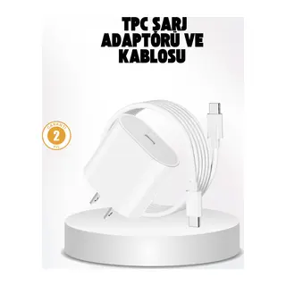 iPhone ve iPad Uyumlu 20W Güvenli USB-C Hızlı Şarj Adaptörü
