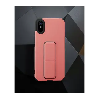 Xiaomi Redmi 9a Kılıf Mega Standlı Silikon - Pudra
