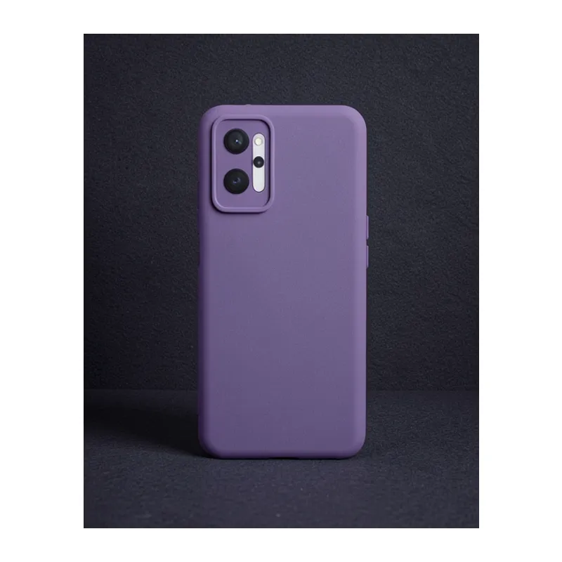 Realme 9i 4g Kılıf Nano İçi Kadife Silikon - Mor