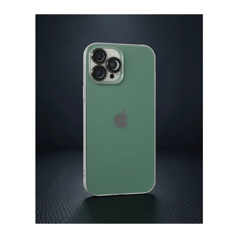 Apple İphone 13 Pro Max Kılıf Luko Lens Silikon - Yeşil