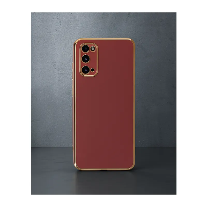 Samsung Galaxy S20 Kılıf Volet Silikon - Kırmızı
