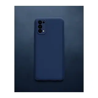 Realme 7 Pro Kılıf Nano İçi Kadife Silikon - Lacivert