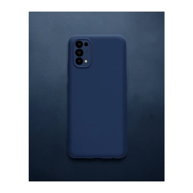 Realme 7 Pro Kılıf Nano İçi Kadife Silikon - Lacivert