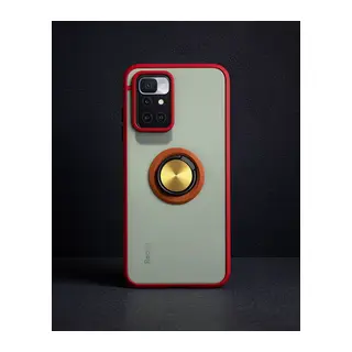 Xiaomi Redmi 10 2022 Kılıf Montreal Yüzüklü Silikon Kapak - Sarı