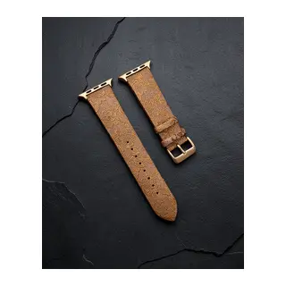 Apple Watch 42mm Creeper Desenli Kordon - Gold