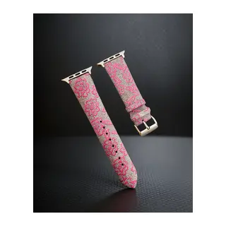 Apple Watch 42mm Creeper Desenli Kordon - Pembe