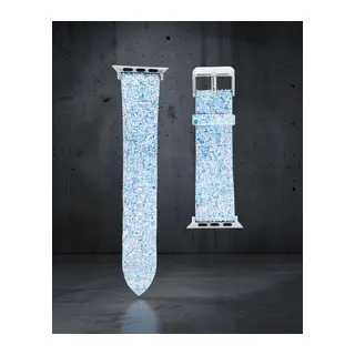Apple Watch 42mm Ry Taşlı Kordon - Turkuaz