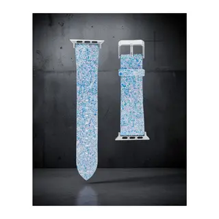 Apple Watch 38mm Ry Taşlı Kordon - Turkuaz