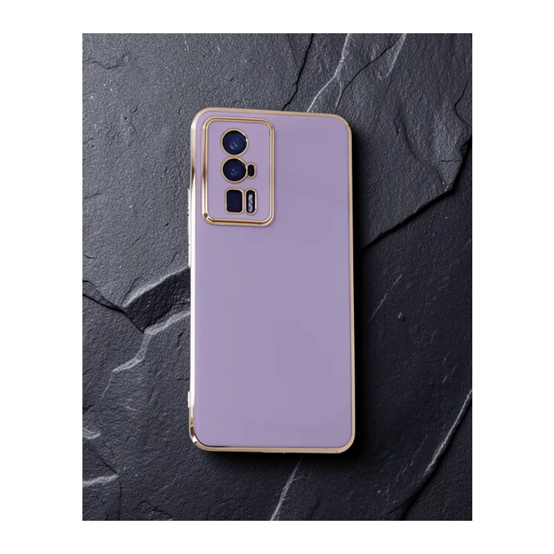 Xiaomi Poco F5 Pro Kılıf Volet Silikon - Mor