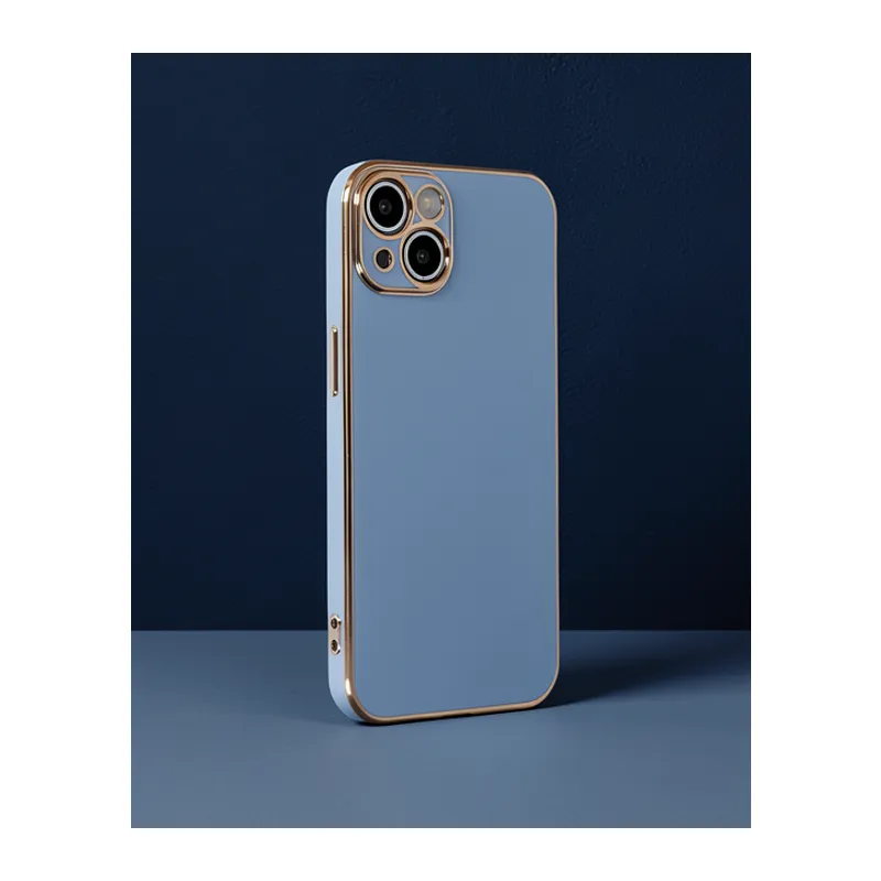 Apple İphone 14 Kılıf Volet Silikon - Mavi