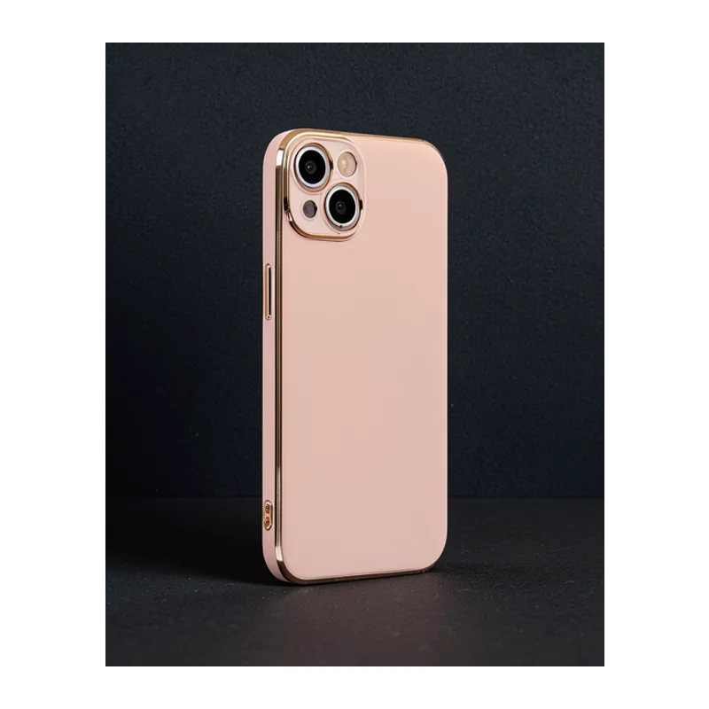 Apple İphone 14 Kılıf Volet Silikon - Pembe