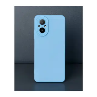 Realme 12 Lite Kılıf Nano İçi Kadife Silikon - Mavi