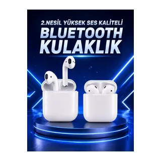 2.Nesil Yeni Model TWS Bluetooth Kulaklık Dokunmatik Kontrol Yüksek Ses Kaliteli