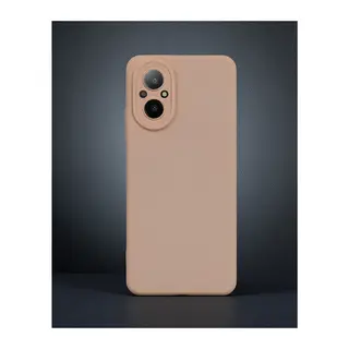 Realme 12 Lite Kılıf Nano İçi Kadife Silikon - Pudra