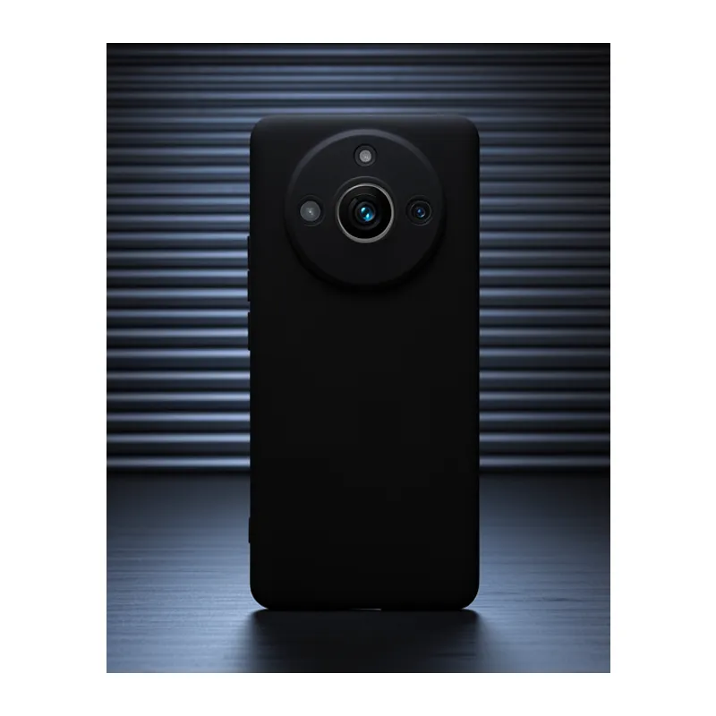 Realme 11 Pro Kılıf Nano İçi Kadife Silikon - Siyah