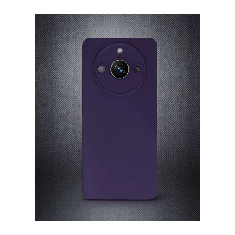 Realme 11 Pro Kılıf Nano İçi Kadife Silikon - Mor