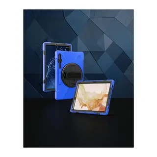 Samsung Galaxy T737 Tab S7 FE 12.4 Kılıf - Amazing Tablet Kapak - Mavi