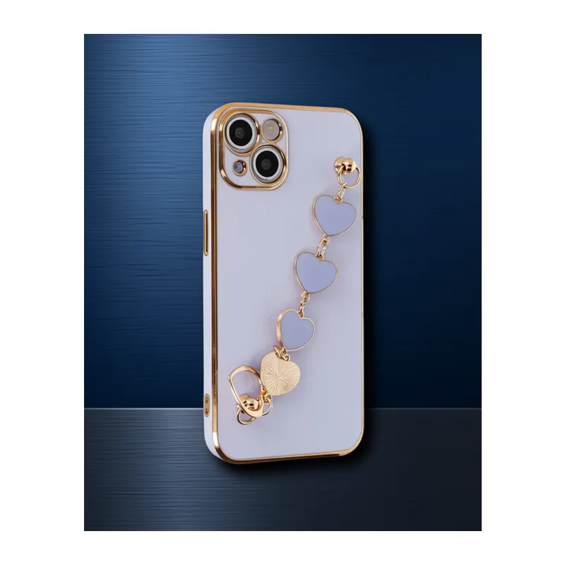 Apple İphone 14 Kılıf Esila Silikon - Lila