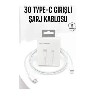 Iphone Uyumlu İOS Uyumlu Lightning Hızlı Şarj Tye C Lightning Şarj Kablosu