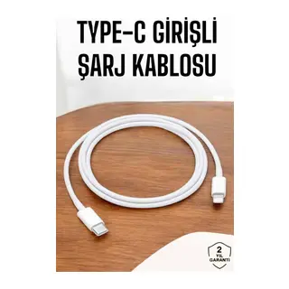 Iphone İOS Uyumlu Hızlı Şarj Kablosu Type C To Lightning 12 13 14 15 Pro Max