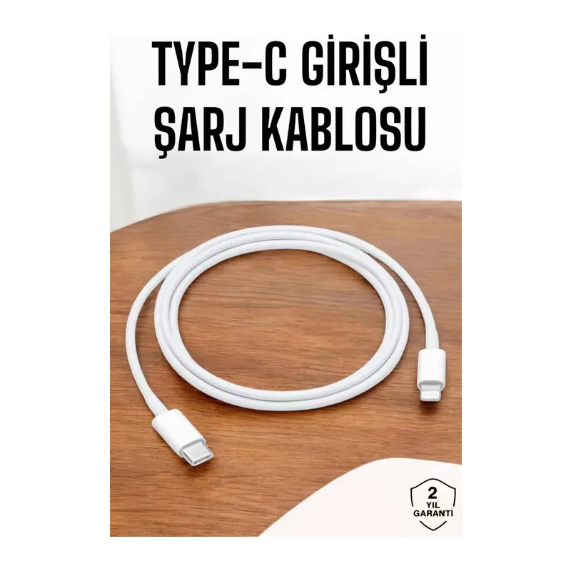 Iphone İOS Uyumlu Hızlı Şarj Kablosu Type C To Lightning 12 13 14 15 Pro Max