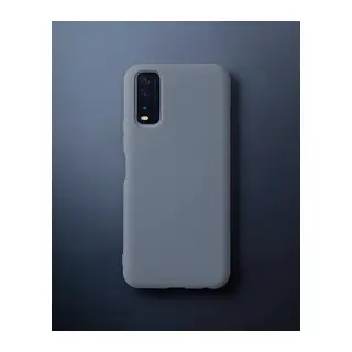 Vivo Y11s Kılıf Nano İçi Kadife Silikon - Gri