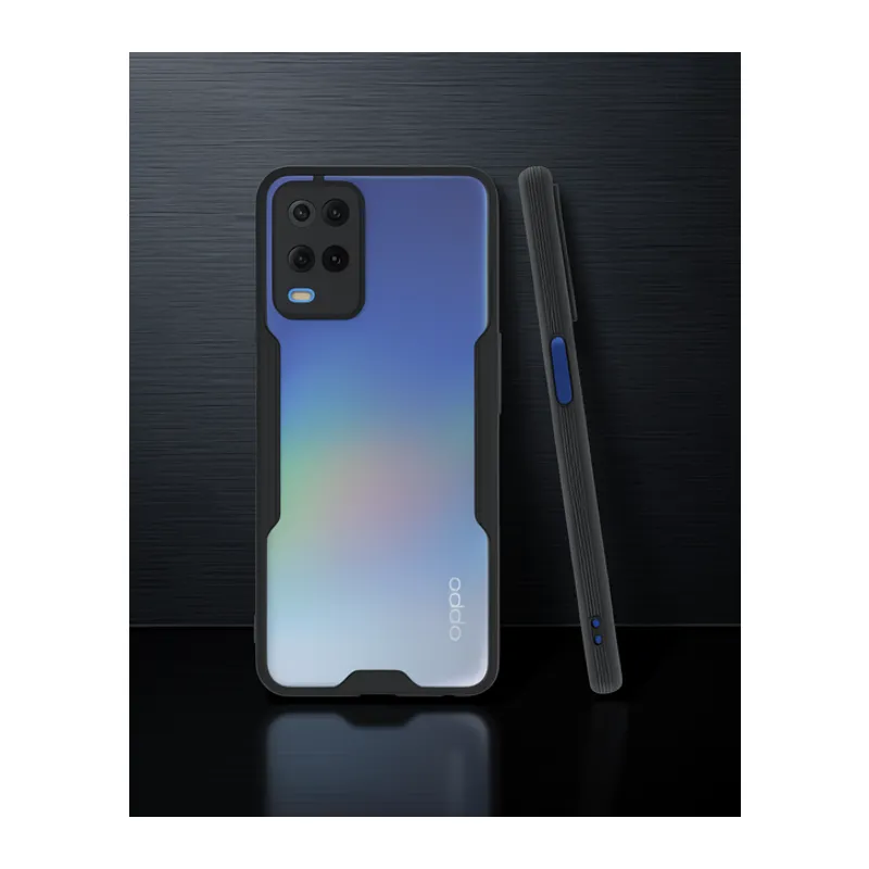 Oppo A54 4g Kılıf Platin Silikon - Siyah