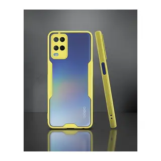 Oppo A54 4g Kılıf Platin Silikon - Sarı