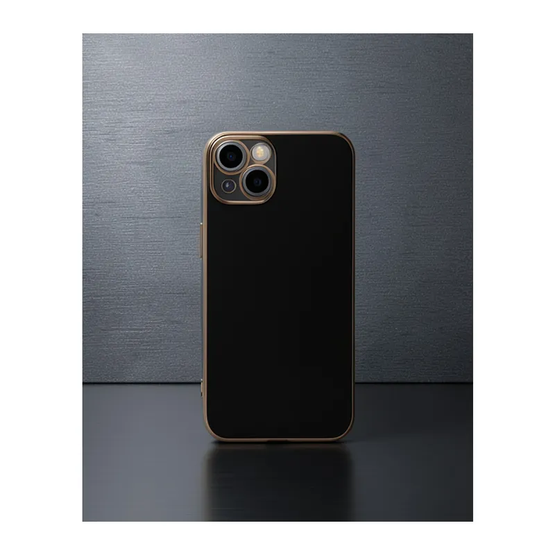 iPhone 15 Kılıf Volet Silikon - Siyah